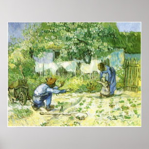 Erste Schritte 1890 Vincent van Gogh (1853-1890) Poster