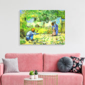 Erste Schritte, 1890 Vincent van Gogh Leinwanddruck (Insitu (Wohnzimmer))