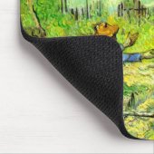 Erste Schritte, 1890 Vincent van Gogh. Mousepad (Ecke)