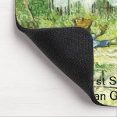 Erste Schritte, 1890 Vincent van Gogh. Mousepad (Ecke)