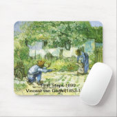 Erste Schritte, 1890 Vincent van Gogh. Mousepad (Mit Mouse)