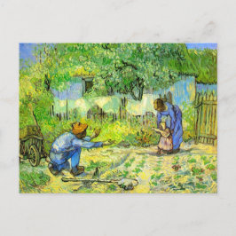 Erste Schritte, 1890 Vincent van Gogh. Postkarte