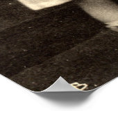 Erste Schritte des Babys Vintag 1918 Poster (Ecke)