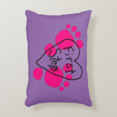 Erste Schritte für ein Baby Zierkissen (Vorderseite(Vertikal))