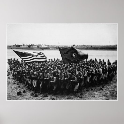 Erste Schritte gegen eine Gruppe von Marines des E Poster (Vorne)