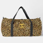Erste Schritte hinzufügen, Gold auf Gold-Leopard-S Duffle Bag (Vorderseite)