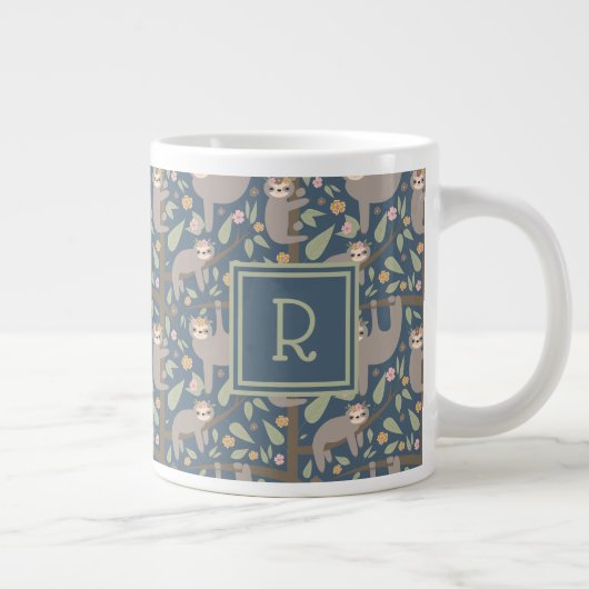 Erste Schritte hinzufügen| Niedliches Muster für d Jumbo-Tasse (Rechts)