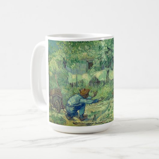 Erste Schritte Kaffeetasse (Vorderseite Links)