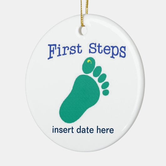 Erste Schritte Keramik Ornament (Links)