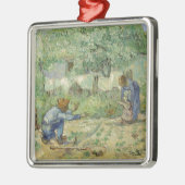 Erste Schritte nach Hirse durch Vincent van Gogh Ornament Aus Metall (Links)