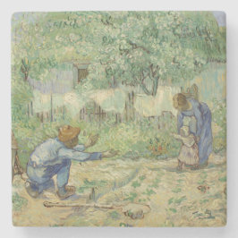 Erste Schritte nach Hirse durch Vincent van Gogh Steinuntersetzer