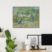 Erste Schritte nach Millet 1890 Vincent van Gogh Poster (Heimbüro)