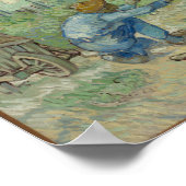 Erste Schritte nach Millet 1890 Vincent van Gogh S Poster (Ecke)