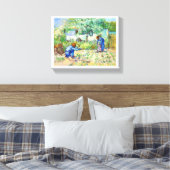 Erste Schritte (nach Millet) Vincent van Gogh Art Leinwanddruck (Insitu (Schlafzimmer))