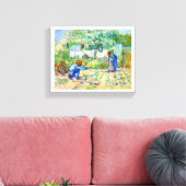 Erste Schritte (nach Millet) Vincent van Gogh Art Leinwanddruck (Insitu (Wohnzimmer))