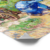 Erste Schritte (nach Millet) Vincent van Gogh Art Poster (Ecke)