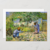 Erste Schritte (nach Millet) von Vincent van Gogh (Vorne/Hinten)