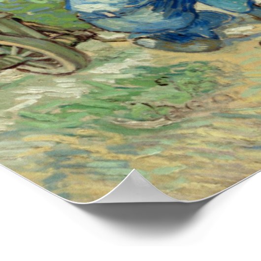Erste Schritte nach Millet von Vincent Van Gogh Ar Poster (Ecke)