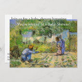 Erste Schritte (nach Millet) von Vincent van Gogh Einladung (Vorne/Hinten)