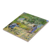 Erste Schritte (nach Millet) von Vincent van Gogh Fliese (Seite)