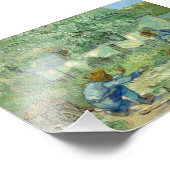 Erste Schritte nach Millet von Vincent Van Gogh Fotodruck (Ecke)