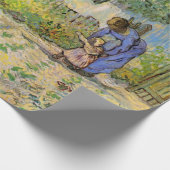 Erste Schritte (nach Millet) von Vincent van Gogh Geschenkpapier (Ecke)