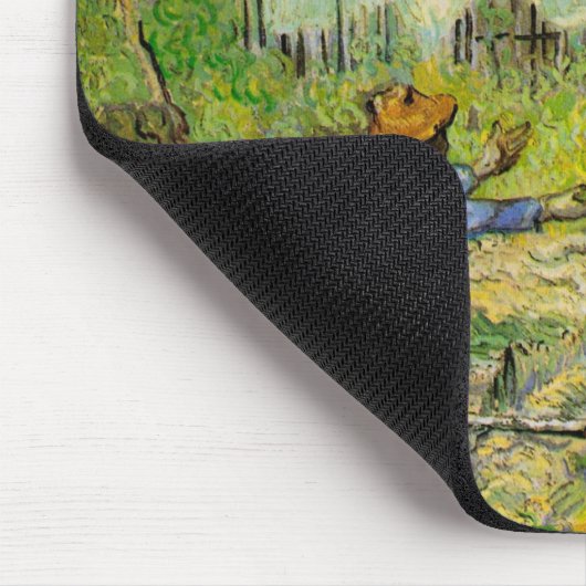Erste Schritte (nach Millet) von Vincent van Gogh Mousepad (Ecke)