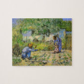 Erste Schritte (nach Millet) von Vincent van Gogh Puzzle (Horizontal)