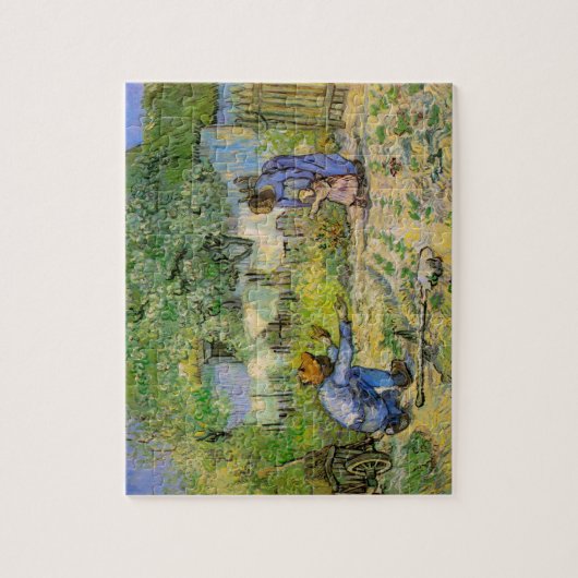 Erste Schritte (nach Millet) von Vincent van Gogh Puzzle (Vertikal)