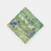 Erste Schritte nach Millet von Vincent Van Gogh Serviette (Ecke)