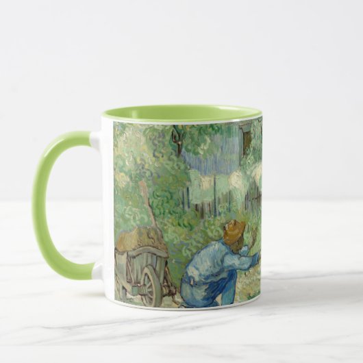Erste Schritte nach Millet von Vincent Van Gogh Tasse (Links)