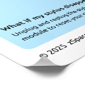 Erste Schritte Poster (Inspirier 2) (Ecke)