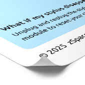 Erste Schritte Poster (Vorstellung) (Ecke)