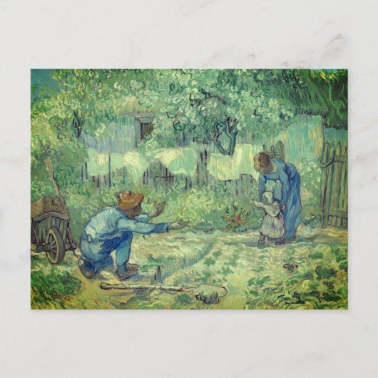 Erste Schritte Postkarte (Vorderseite)