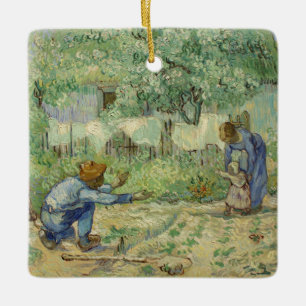 Erste Schritte Van Gogh nach Hirse Keramikornament
