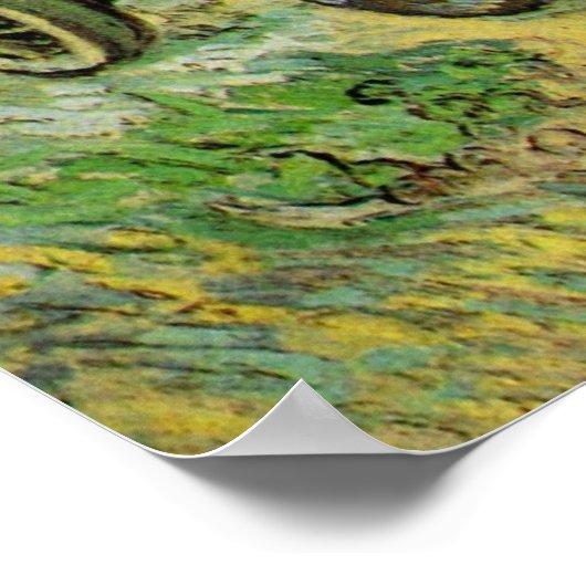 Erste Schritte von Vincent van Gogh Poster (Ecke)