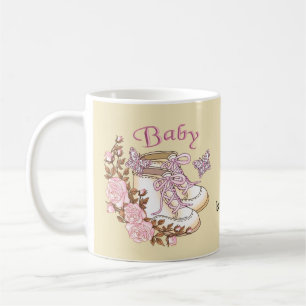 Erste Schuhe Baby Mädchen Tasse