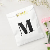 Erste Schwarz-weiße Anpassung von Monogramm Geschenktütchen (Versiegelt)
