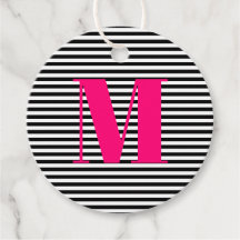 Erste Schwarz-weiße Streifen in Monogramm anpassen