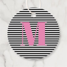 Erste Schwarz-weiße Streifen in Monogramm anpassen