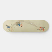 Erste Scroll, antike japanische Furz-Schlachten Skateboard (Horizontal)