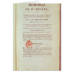 Erste Seite von 'Memorial de Sainte-Helene'