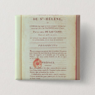 Erste Seite von 'Memorial de Sainte-Helene' Button