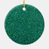 Erste Selfie des Babys (grüner Hintergrund) Keramik Ornament (Hinten)