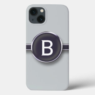 Erste Silber-Folie für große Single Monogramm Case-Mate iPhone Hülle