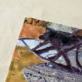 Erste Snow Camouflage Dekoration auf einem Strandtuch (Beispiel)