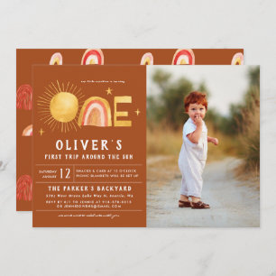 Erste Sonnenreise   1. Geburtstag Party   Einladung
