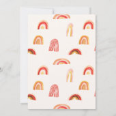 Erste Sonnenreise | 1. Geburtstag Party Einladung (Rückseite)