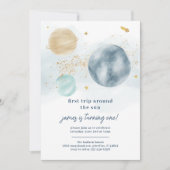 Erste Sonnenreise - Einladung zum ersten Geburtsta (Vorderseite)