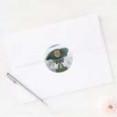 Erste Spezialkräfte Grüne Berets Blinkaufkleber Runder Aufkleber (Umschlag)